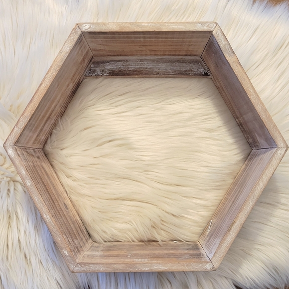 Ashland Other - Ashland Spring Printemps Wooden Hexagon Wall Hanging Cubby